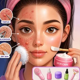 Skincare Time Makeup ASMR Game