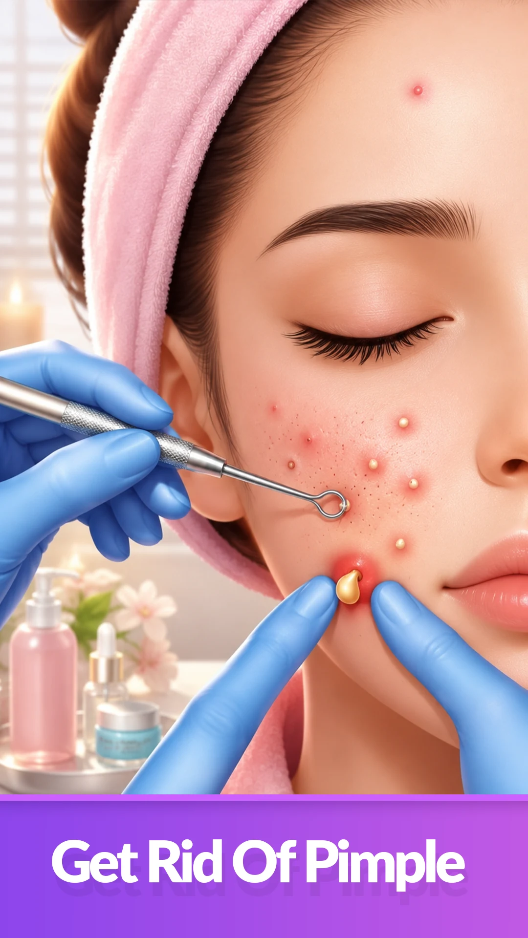 Skincare Time Makeup ASMR Game screenshot